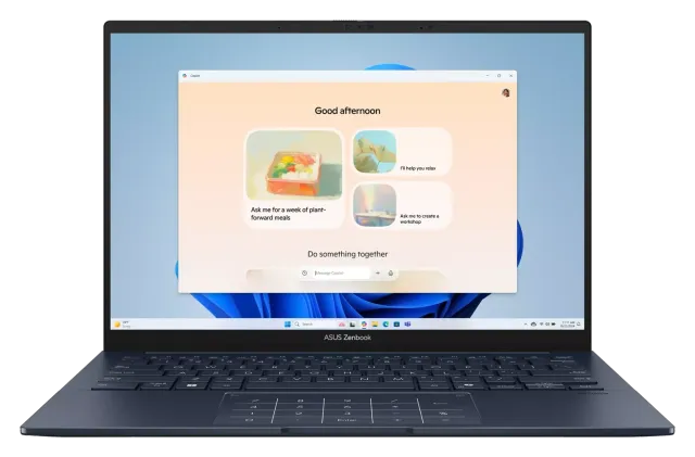 ASUS Zenbook 14 OLED — Core Ultra 9, 32 GB, vista 2