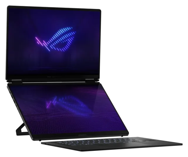 ASUS ROG Zephyrus Duo — doble OLED de 16", RTX 5090, vista 2