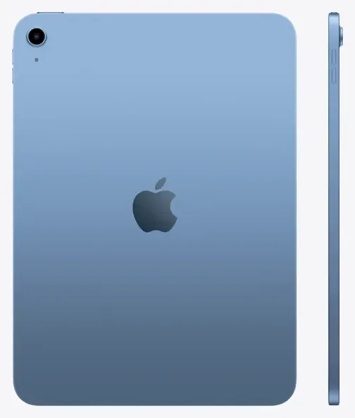 Apple iPad 11 (A16) Wi-Fi + Cellular — 128 GB, Blue, vista 2