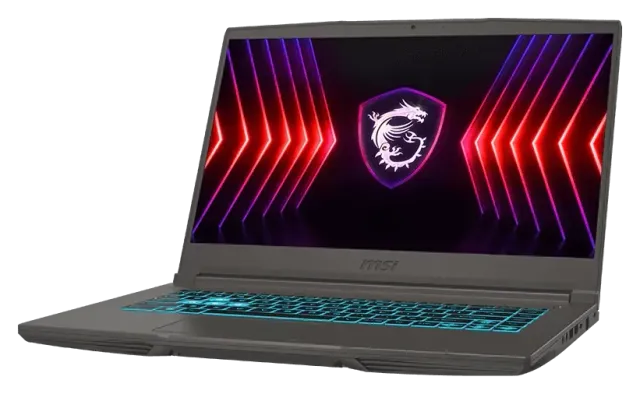MSI Thin 15 — RTX 4050, 16 GB, vista 2