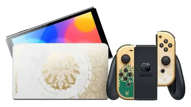 Nintendo Switch OLED 64 GB edición Zelda (HEG-S-KDAAA), vista 2