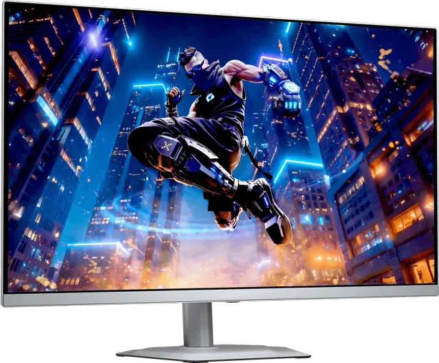 Gigabyte MO27Q2A Ice 27" QD-OLED QHD 280 Hz, vista 2