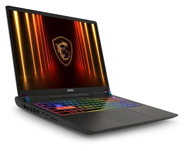MSI Vector 16 HX AI — RTX 5080, 32 GB, vista 2