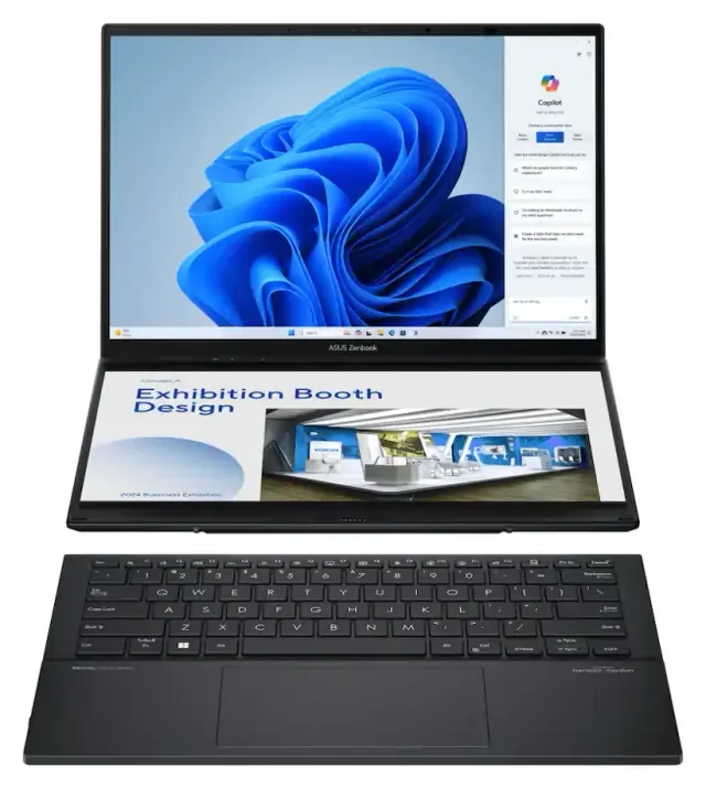 ASUS Zenbook Duo 14" — doble OLED, vista 2