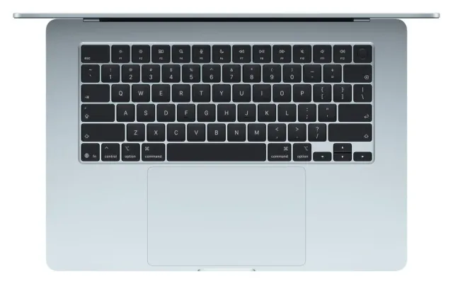 Apple MacBook Air 15" M5 — 512 GB, Sky Blue, vista 2