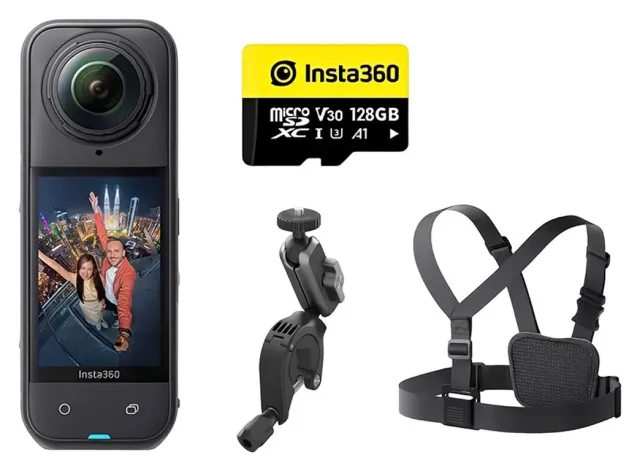 Insta360 X5 Cycling Bundle, vista 3