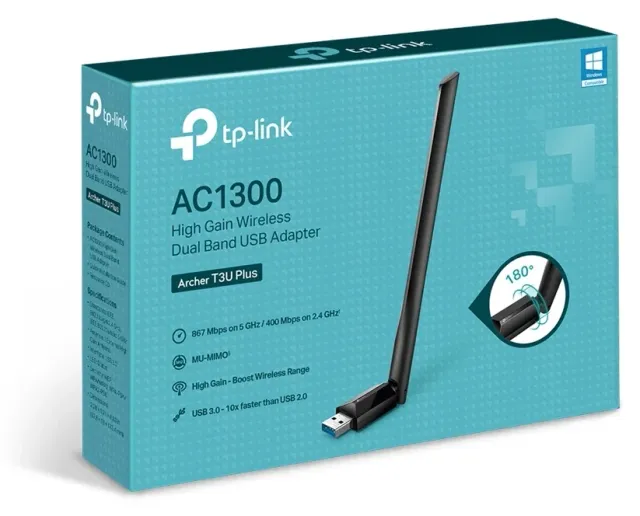 TP-Link Archer T3U Plus, vista 3