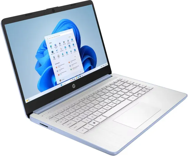 HP 14" — Intel N150, Silver Blue, vista 3