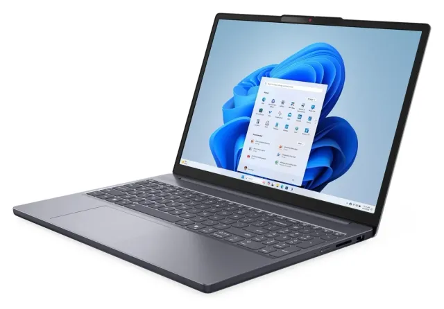 Lenovo IdeaPad Slim 3 15,3" — Ryzen 7, táctil, vista 3