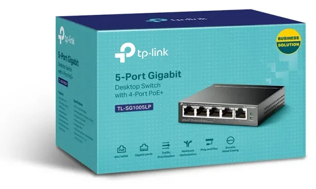 TP-Link Switch TL-SG1005LP, vista 3