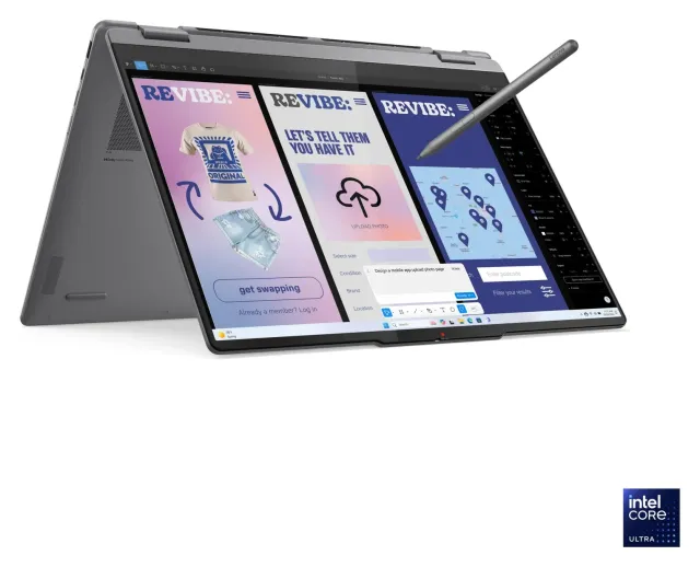 Lenovo Yoga 7i 2 en 1 16" — Ultra 7 256V, 16 GB, vista 3