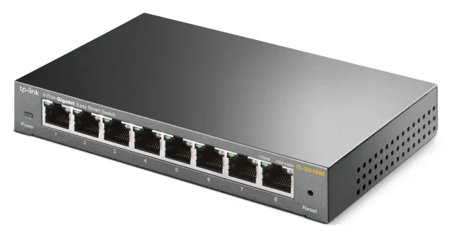 TP-Link Switch TL-SG108E, vista 3