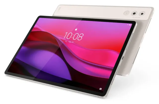Lenovo Yoga Tab Plus 12,7" con teclado — 256 GB, Seashell, vista 3
