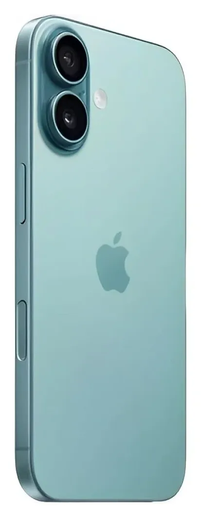 Apple iPhone 16 128 GB Teal (Chip + eSIM · A3287), vista 3