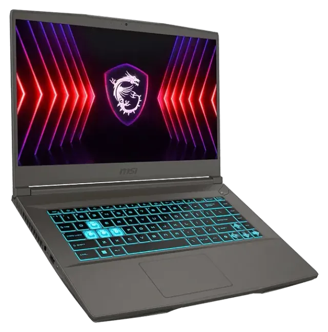 MSI Thin A15 — RTX 4050, vista 3