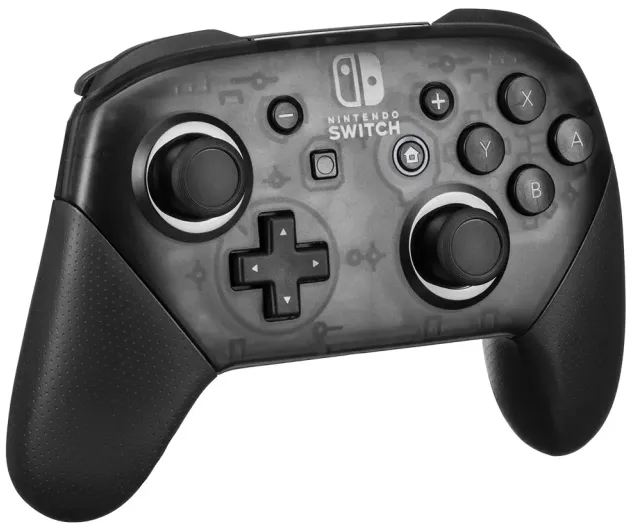 Control Pro de Nintendo Switch — Negro, vista 3