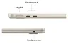 Ver vista 3 de Apple MacBook Air 13" M5 — 512 GB, Starlight