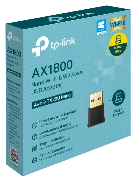 TP-Link Archer TX20U Nano, vista 3