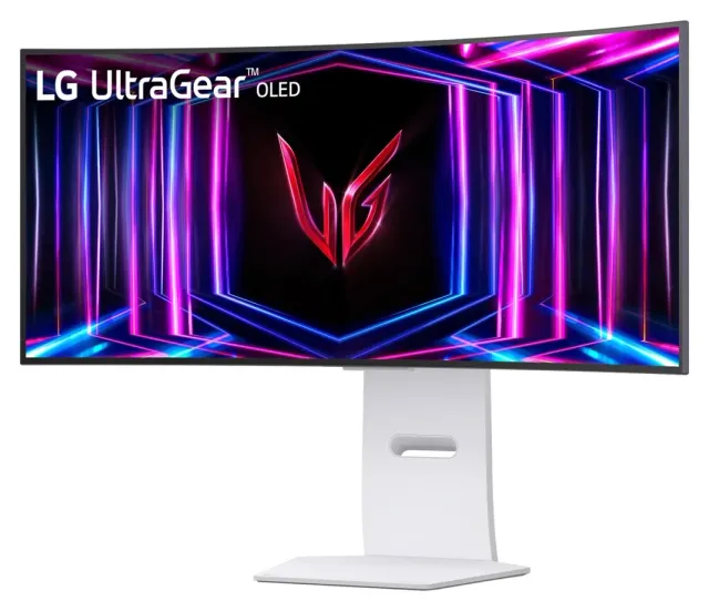 LG UltraGear OLED 34GS95QE-W 34" UWQHD 240 Hz, vista 3