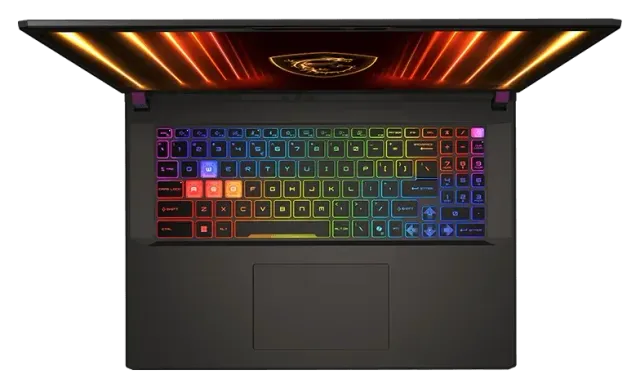 MSI Vector A16 HX — RTX 5070 Ti, vista 3