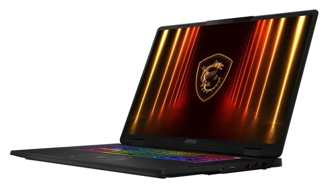 MSI Crosshair A18 HX — RTX 5070, 18" QHD+, vista 3