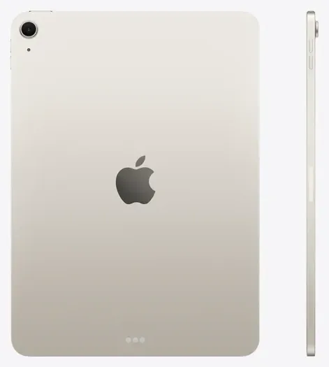 Apple iPad Air 11" M4 Wi-Fi + Cellular — 128 GB, Starlight, vista 3