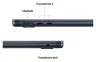 Ver vista 3 de Apple MacBook Air 13" M5 — 512 GB, Midnight