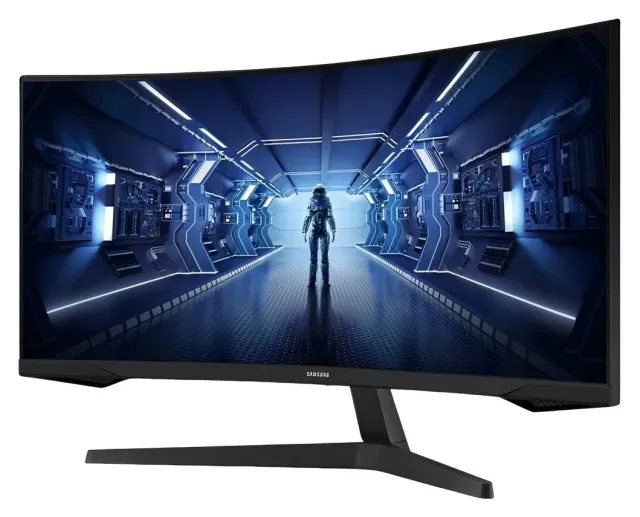 Samsung Odyssey G5 34" WQHD curvo, vista 3