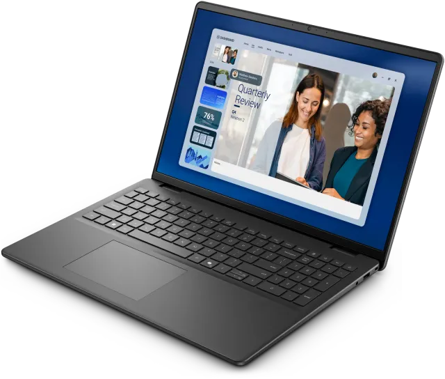 Dell 16" — Ryzen 7, 16 GB, vista 3