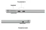 Ver vista 3 de Apple MacBook Air 13" M5 — 512 GB, Silver