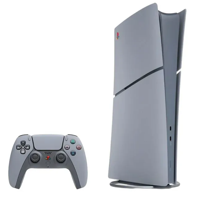 PlayStation 5 Slim 1 TB Digital — 30.º aniversario (CFI-2000B30), vista 3