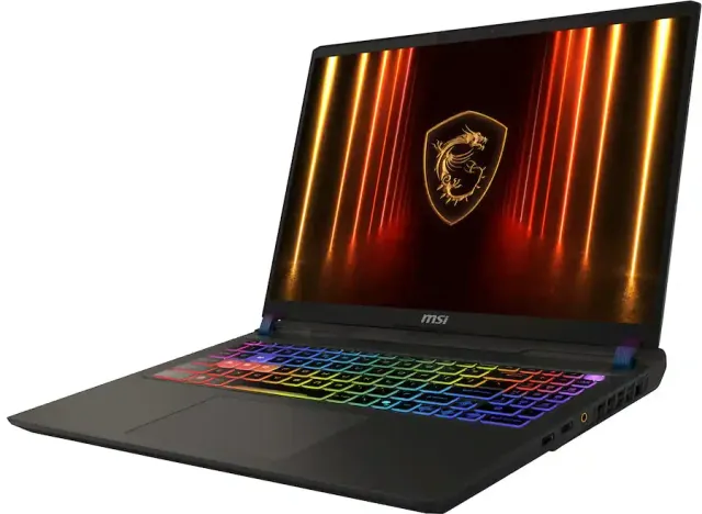 MSI Vector 16 HX AI — RTX 5080, vista 3