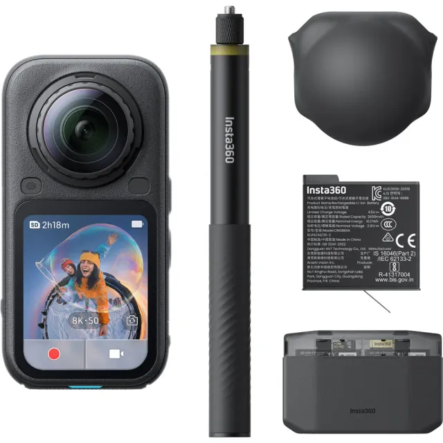 Insta360 X6 Essentials Bundle Negro, vista 3