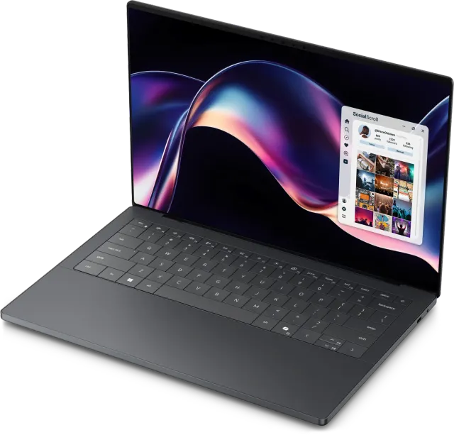 Dell XPS 14 — 2.8K OLED táctil, vista 3