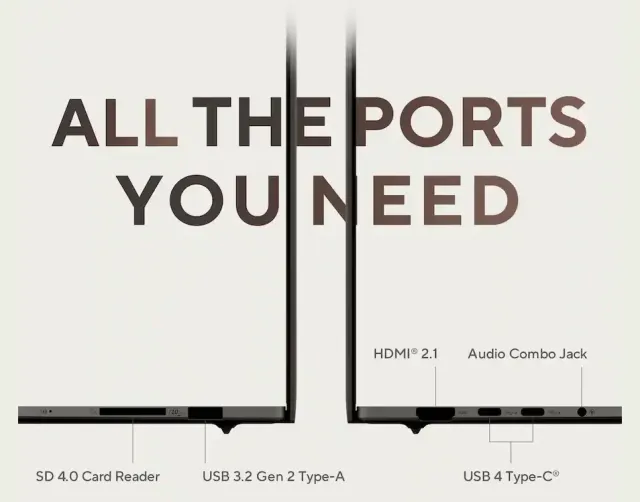 ASUS Zenbook S 16, vista 3