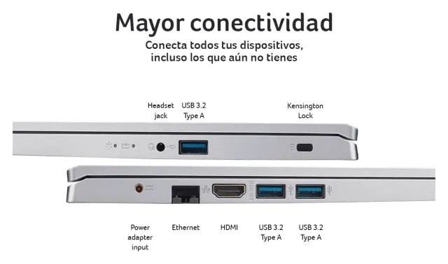 Acer Aspire 3 15,6", vista 4
