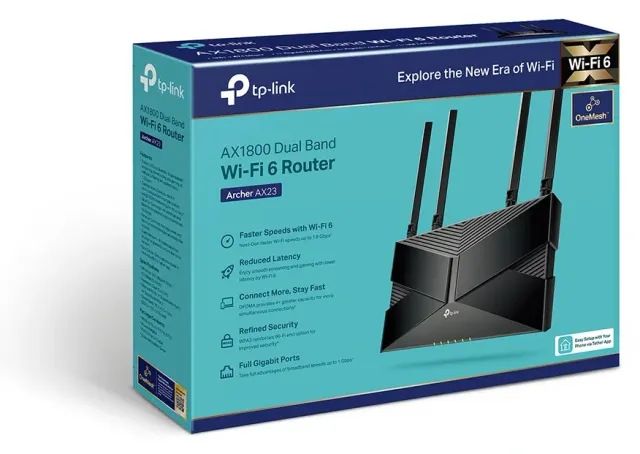 TP-Link Archer AX23, vista 4