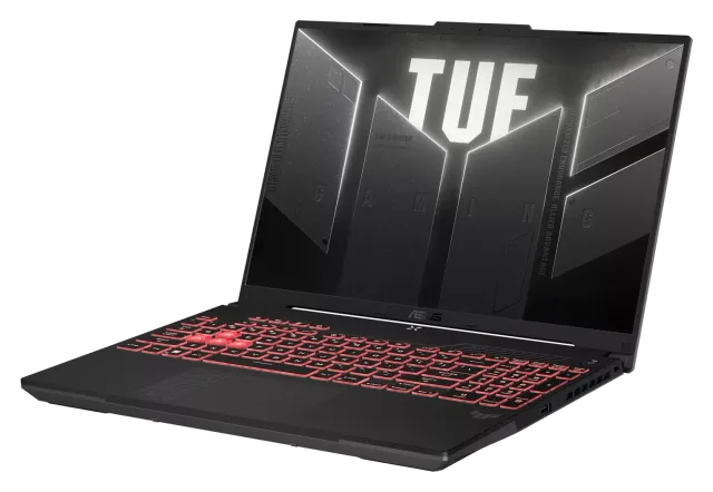ASUS TUF Gaming A16 — RTX 4050, 1 TB, teclado español, vista 4