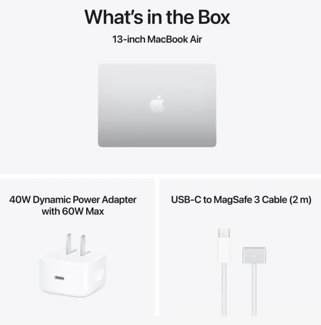Apple MacBook Air 13" M5 — 512 GB, Silver, vista 4