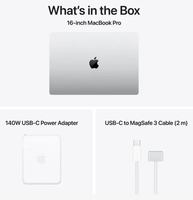 Apple MacBook Pro 16" M5 Max — 48 GB, 2 TB, Silver, vista 4