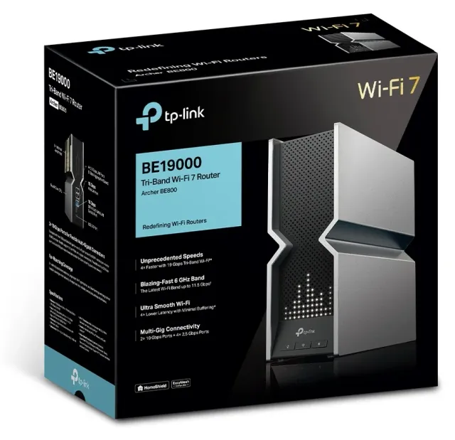TP-Link Archer BE800, vista 4