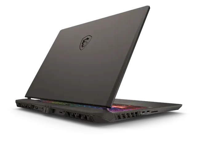 MSI Vector A16 HX — RTX 5070 Ti, vista 4
