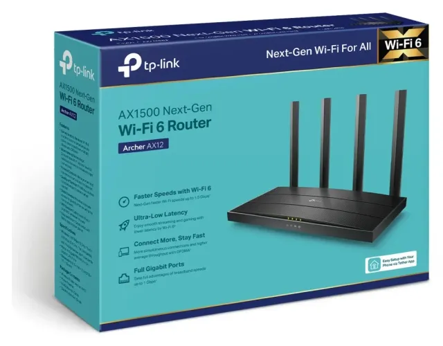 TP-Link Archer AX12, vista 4