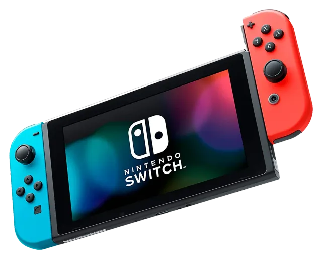 Nintendo Switch 32 GB neón (HAD-S-KABAH), vista 4