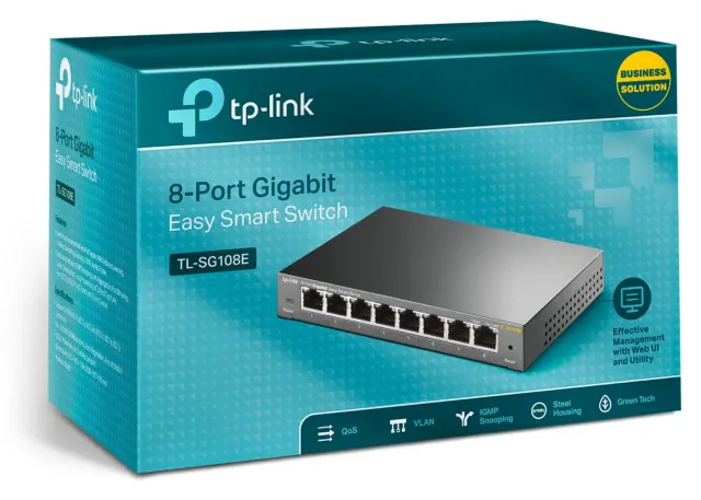 TP-Link Switch TL-SG108E, vista 4