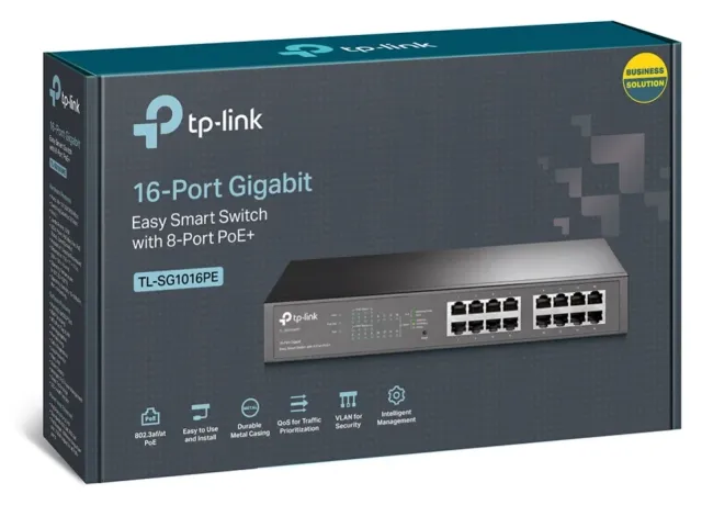 TP-Link Switch TL-SG1016PE, vista 4