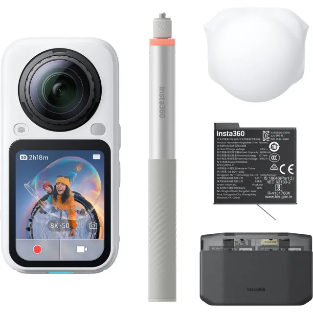 Insta360 X6 Essentials Bundle Blanco, vista 4