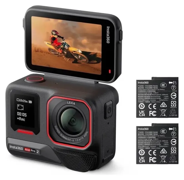 Insta360 Ace Pro 2 Dual Battery Bundle, vista 4
