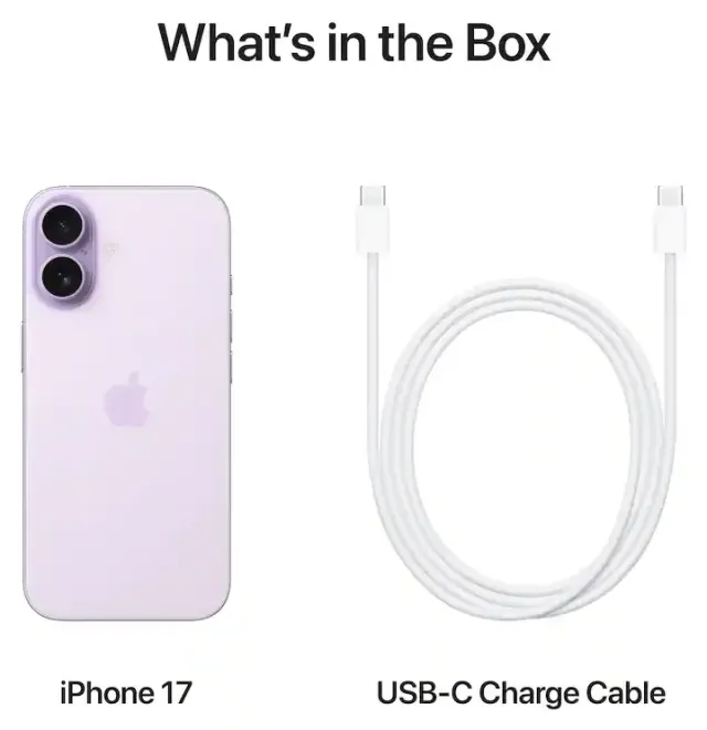 Apple iPhone 17 256 GB Lavender (eSIM · A3258), vista 4