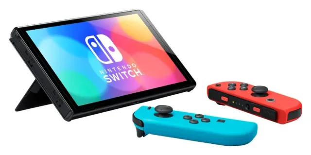 Nintendo Switch OLED 64 GB neón (HEG-S-KABAA), vista 4